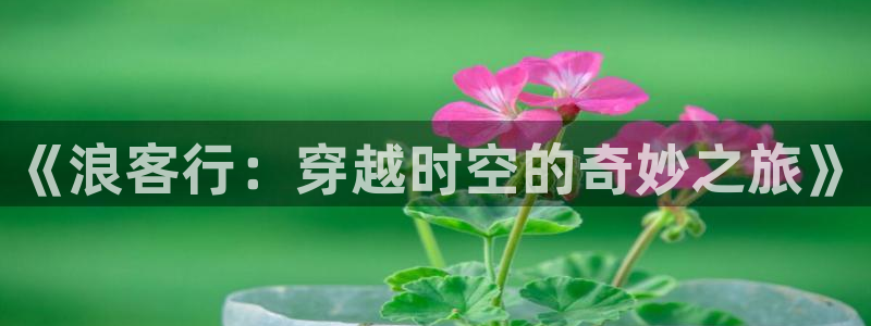 樱花动漫官网在线：《浪客行：穿越时空的奇妙之旅》